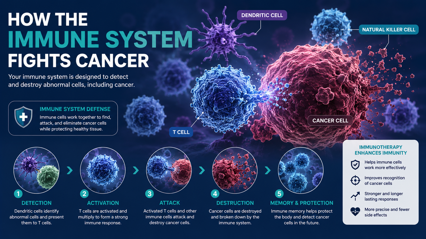 How the Immune System Fights Cancer